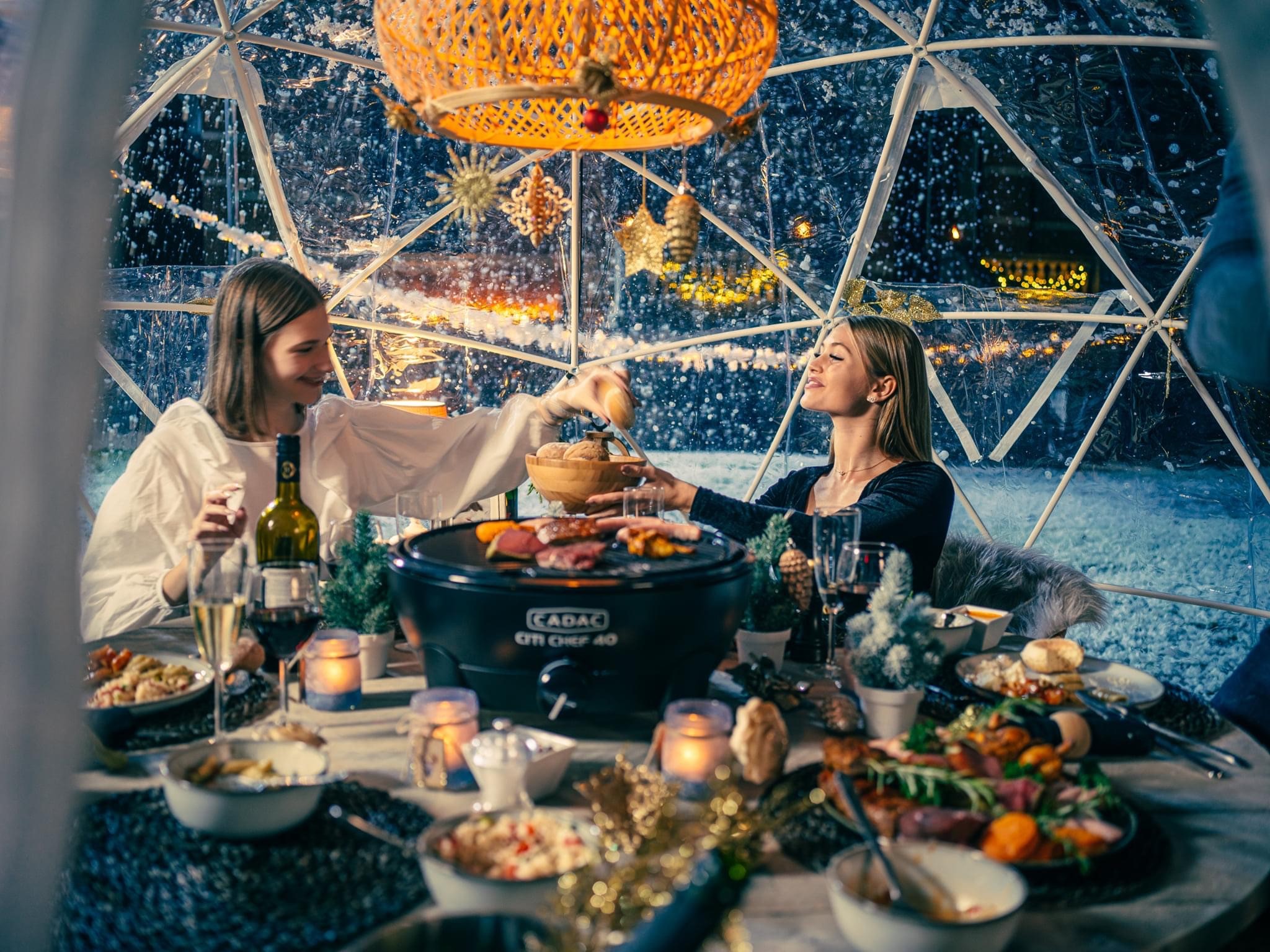 Un BBQ pendant les jours de fête