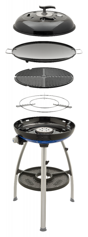 Cadac Carri Chef 2 Portable Grill With Pot Ring Grill Plate And Split Grill Griddle Plate Walmart Com Walmart Com