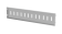 Meridian 3-Brenner | Panel hinten oben Edelstahl