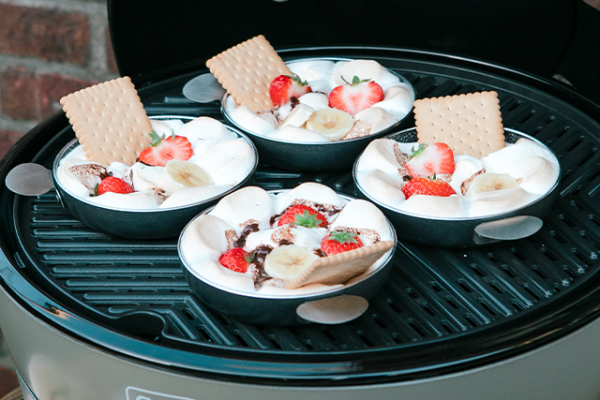 Smorespannetje met fruit